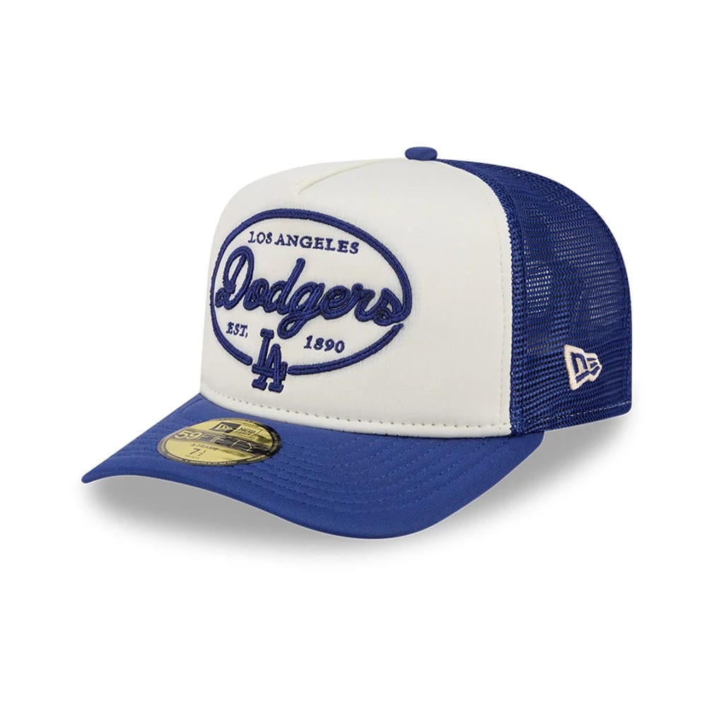 LA Dodgers MLB 59FIFTY Day Dark Blue 59FIFTY A-Frame Fitted Cap-kentox