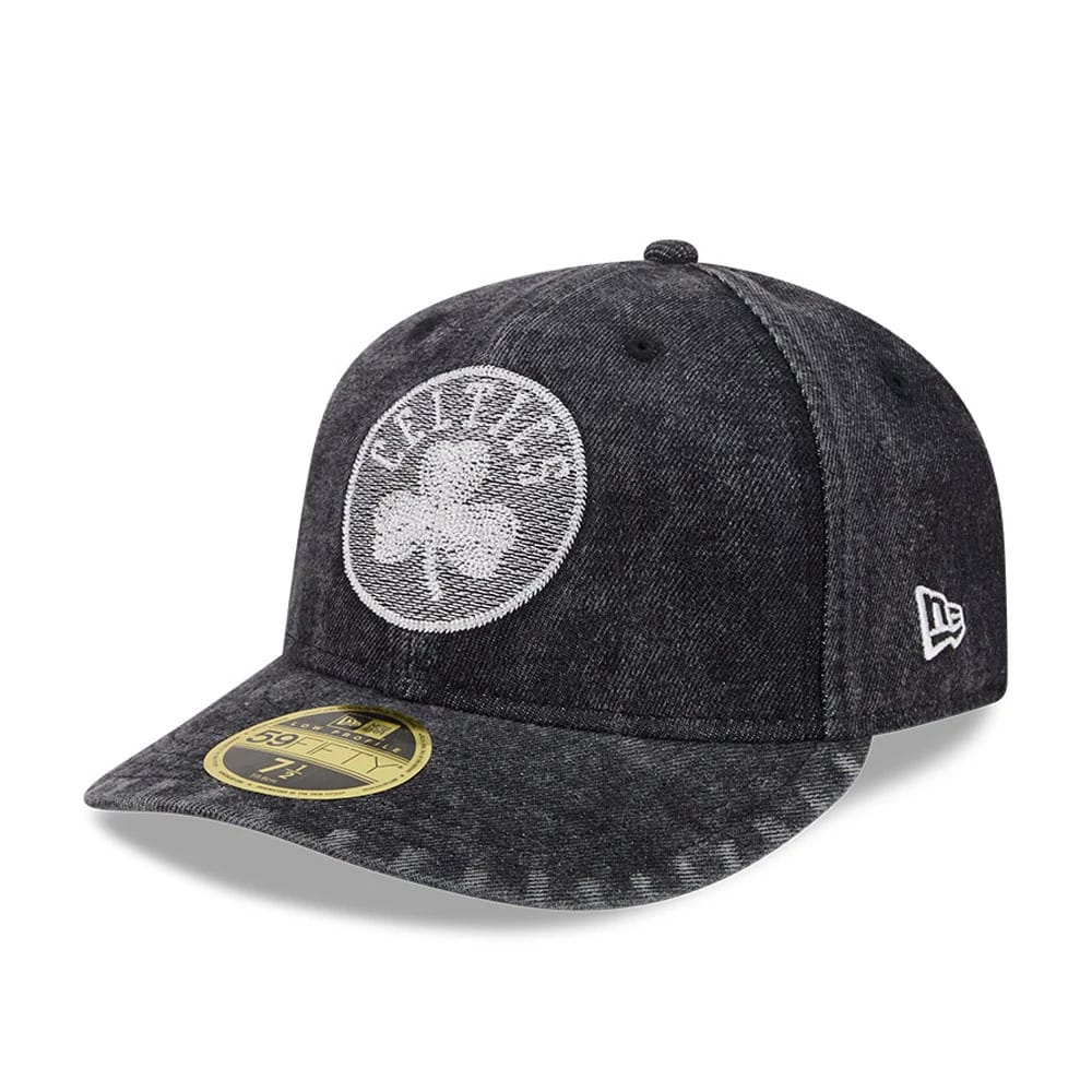 Boston Celtics NBA 59FIFTY Day Black Low Profile 59FIFTY Fitted Cap-kentox