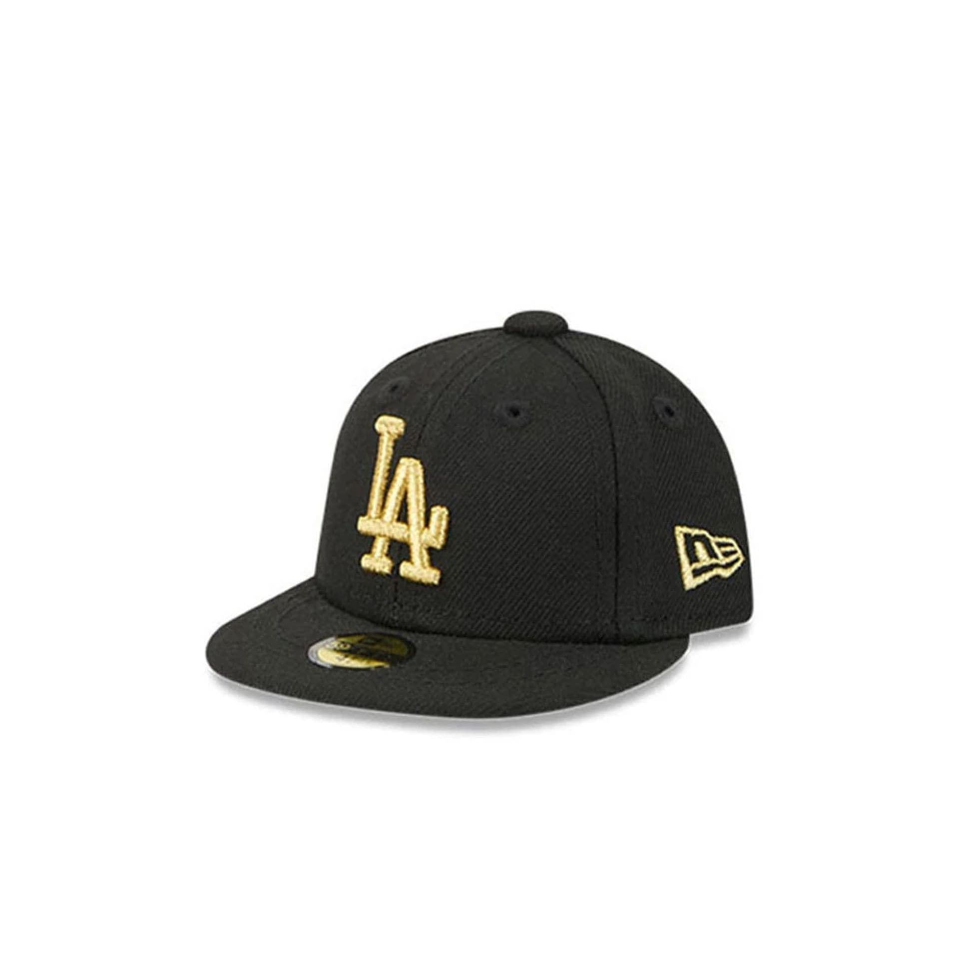 LA Dodgers MLB 59FIFTY Day Black Mini 59FIFTY Fitted Cap-kentox