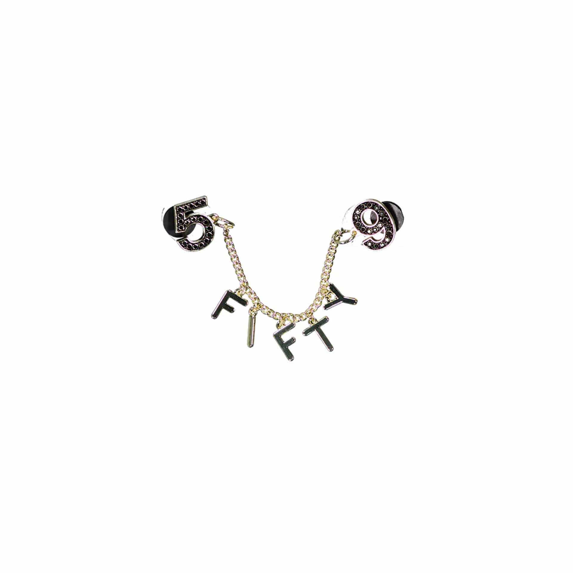 New Era 59FIFTY Day Chain Black Pin Badge-kentox