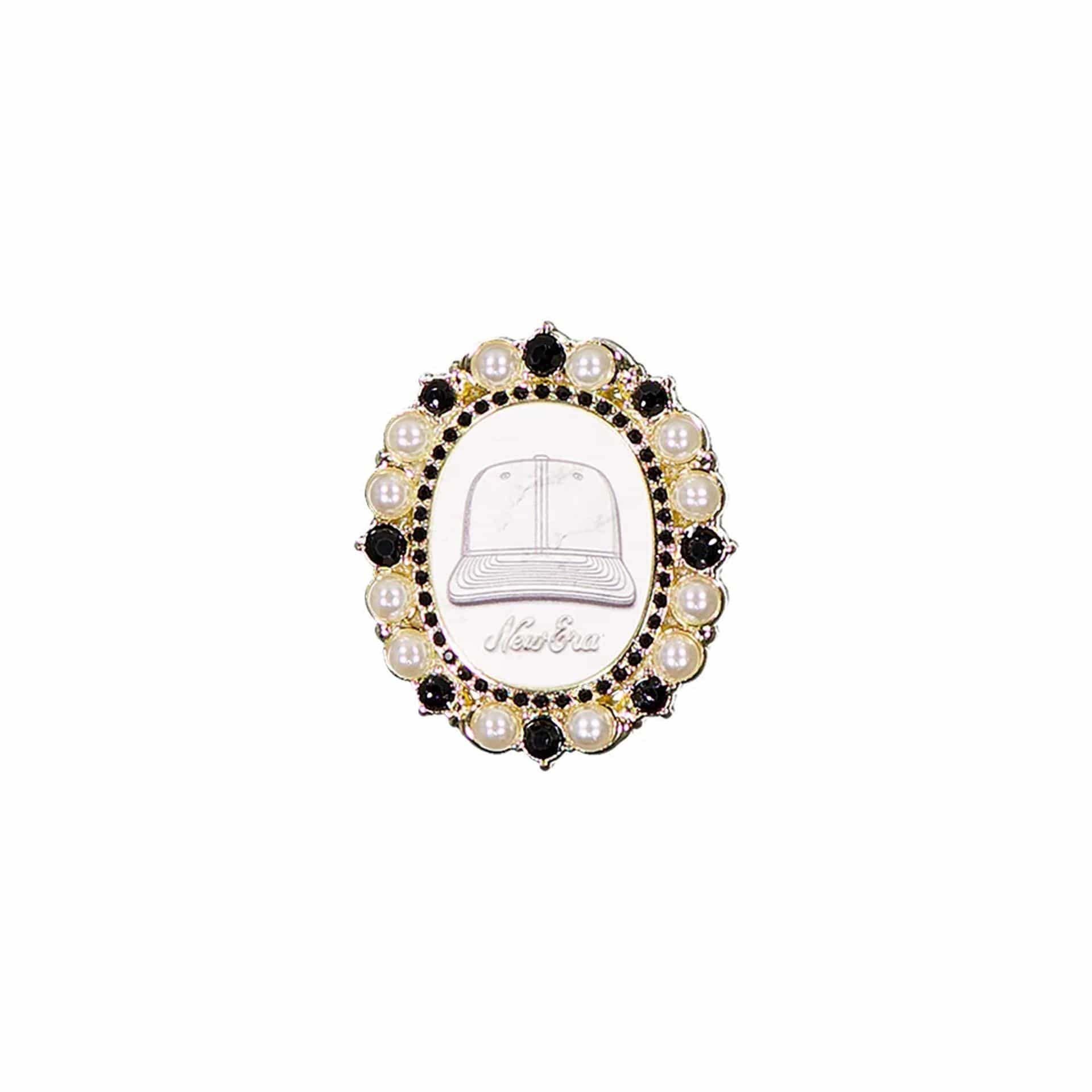 New Era 59FIFTY Day Brooch Black Pin Badge-kentox