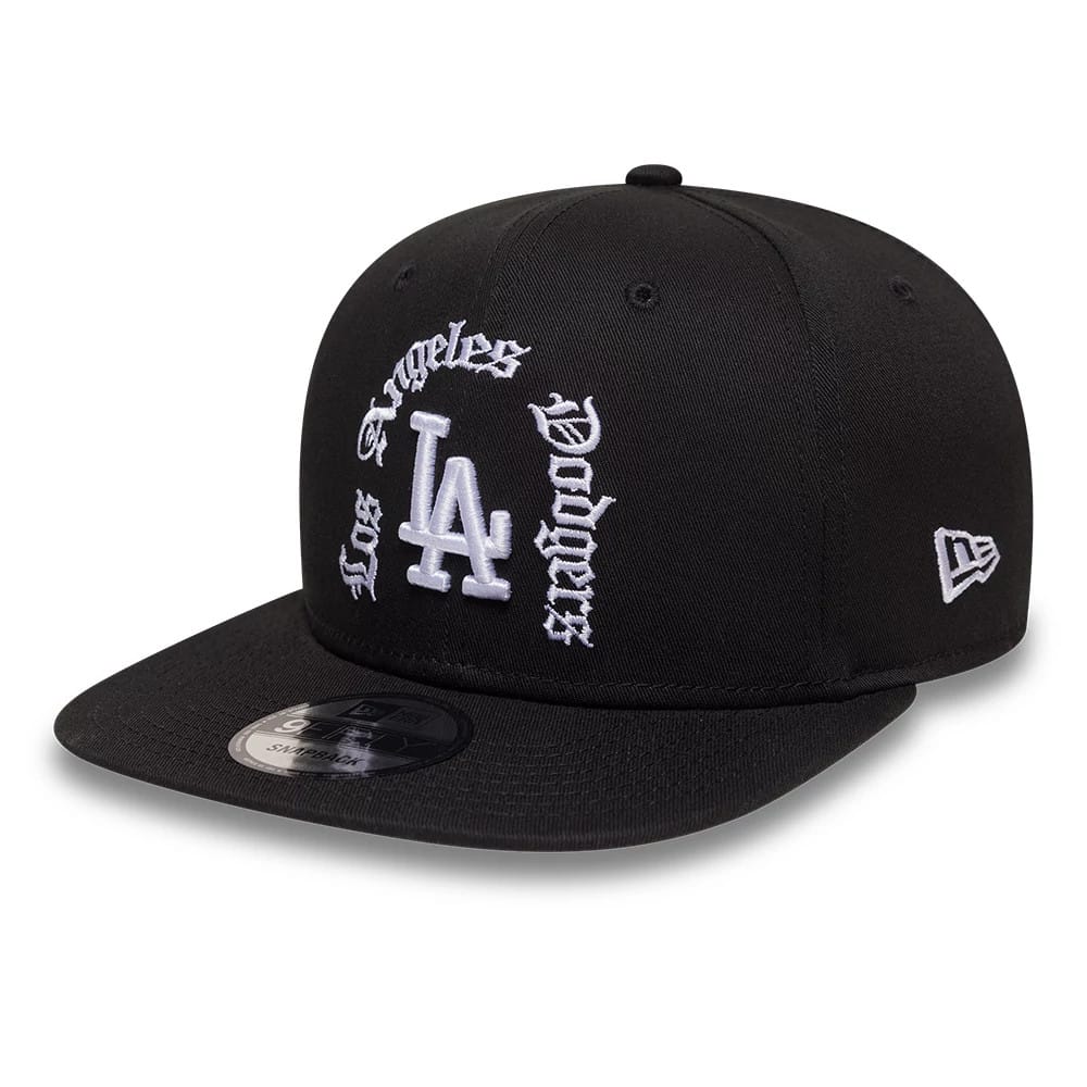 LA Dodgers MLB Black 9FIFTY Snapback Adjustable Cap-kentox