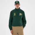 Athletics MLB Dark Green Sports Jacket-kentox
