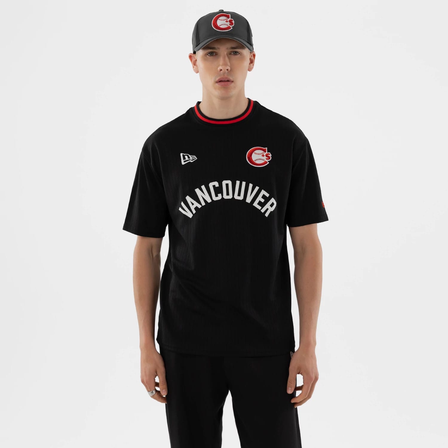 Vancouver Canadians MiLB Black Oversized T-Shirt-kentox