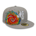 New Era Storm Pattern Grey 59FIFTY Fitted Cap-kentox