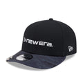 New Era Golf Black 9FIFTY Snapback Adjustable Cap-kentox