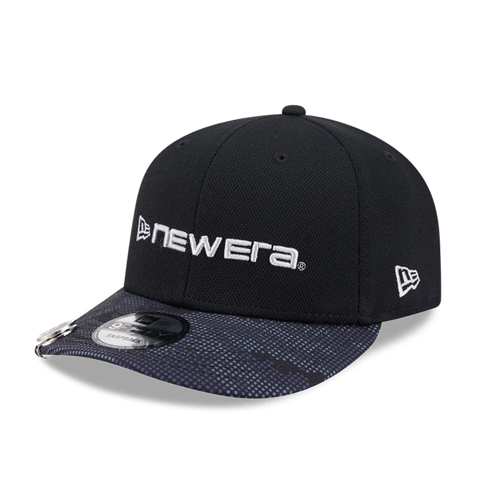 New Era Golf Black 9FIFTY Snapback Adjustable Cap-kentox