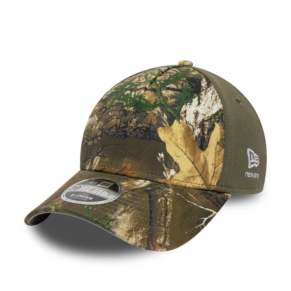New Era Realtree Edge Camo 39THIRTY M-Crown A-Frame Stretch Fit Cap-kentox