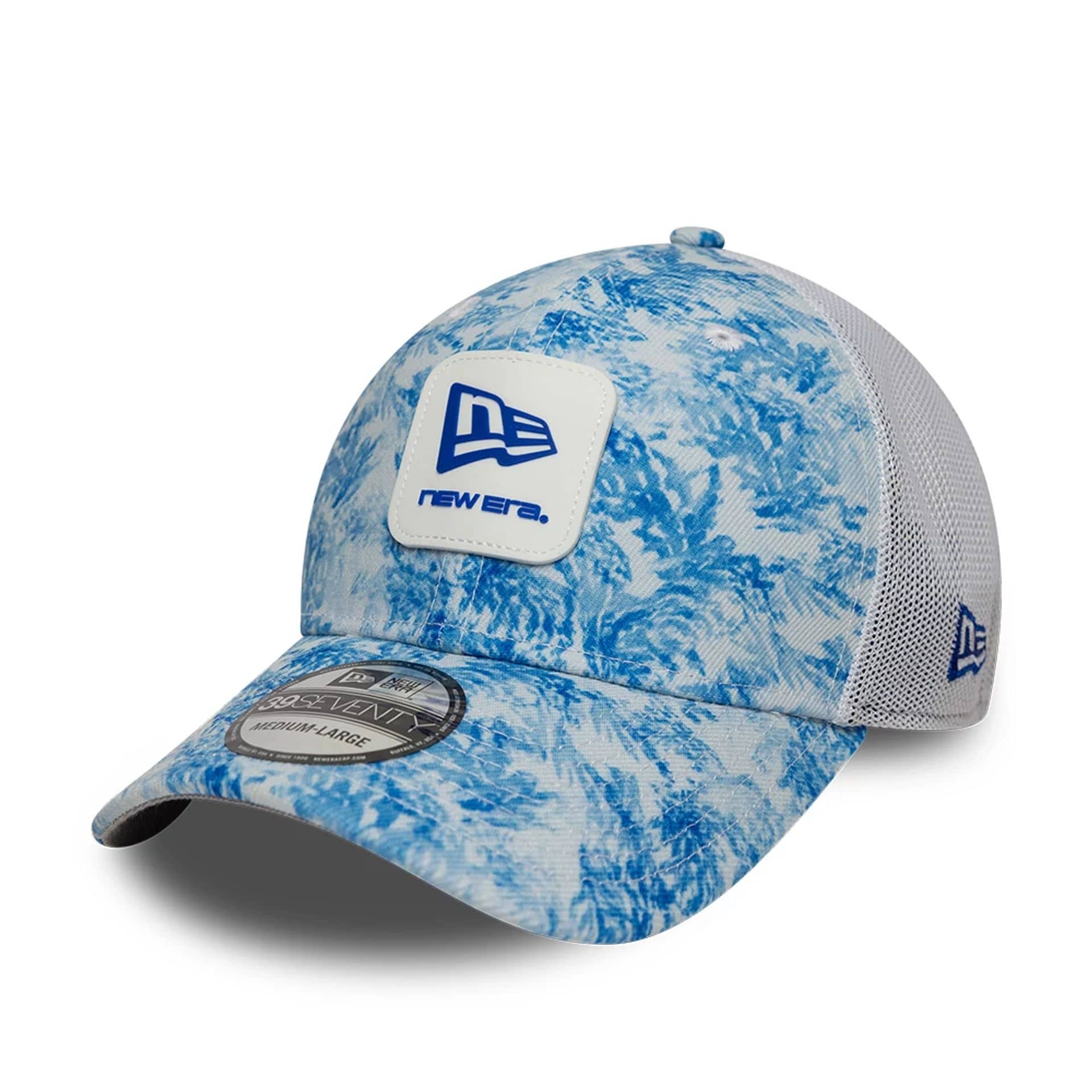 New Era Floral Blue 39SEVENTY Stretch Fit Cap-kentox