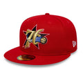 Philadelphia 76ers NBA Hardwood Classic Red 59FIFTY Fitted Cap-kentox
