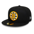 Boston Bruins NHL Basic Black 59FIFTY Fitted Cap-kentox