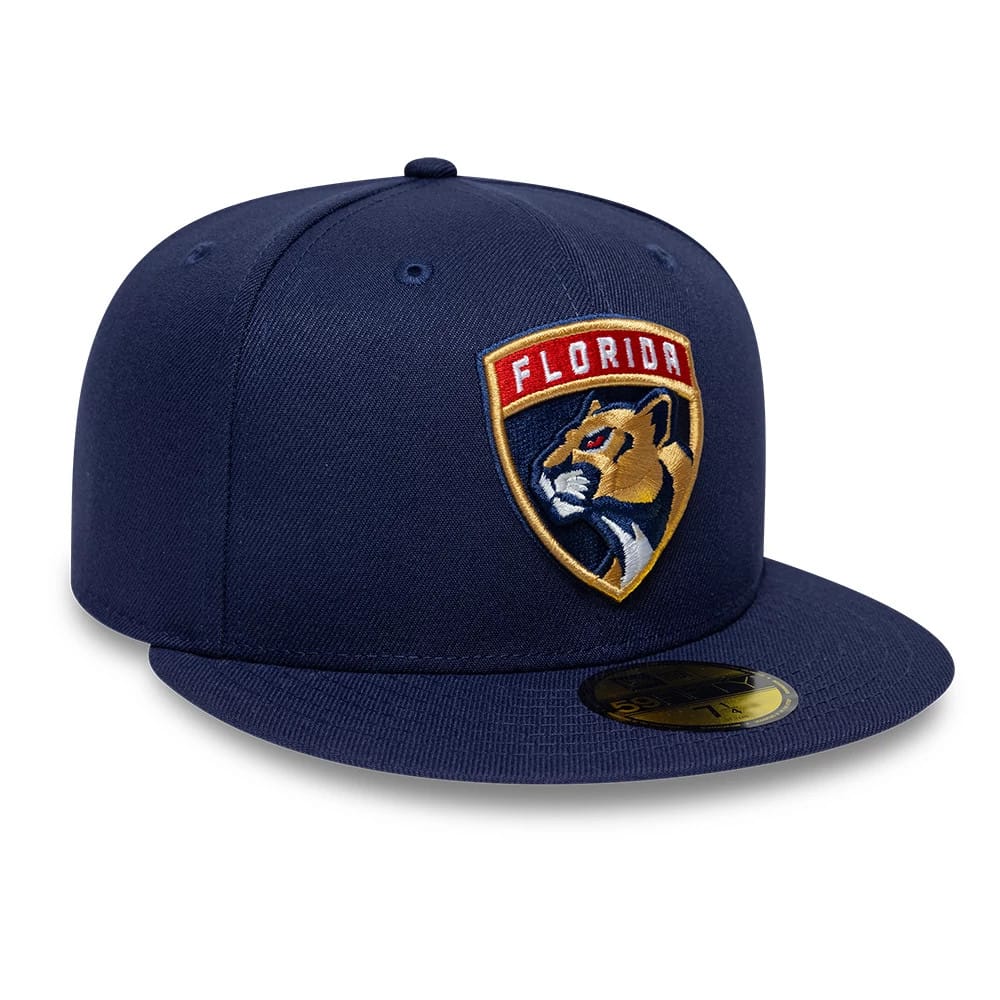 Florida Panthers NHL Navy 59FIFTY Fitted Cap-kentox