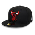 Bulls NBA Hardwood Classic Black 59FIFTY Fitted Cap-kentox