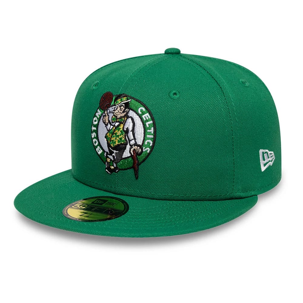 Boston Celtics NBA Basic Green 59FIFTY Fitted Cap-kentox