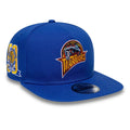 Golden State Warriors NBA Hardwood Classic Blue 9FIFTY A-Frame Snapback Adjustable Cap-kentox