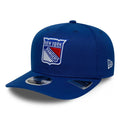 New York Rangers NHL Team Blue 9SEVENTY Stretch Snap Adjustable Cap-kentox