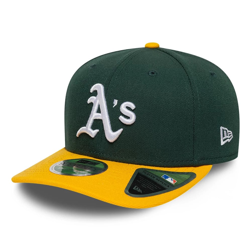 Athletics MLB Player Replica Dark Green 9SEVENTY Stretch Snap Adjustable Cap-kentox