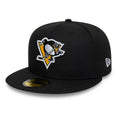 Pittsburgh Penguins NHL Basic Black 59FIFTY Fitted Cap-kentox