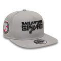 San Antonio Spurs NBA Hardwood Classic Grey 9FIFTY A-Frame Snapback Adjustable Cap-kentox
