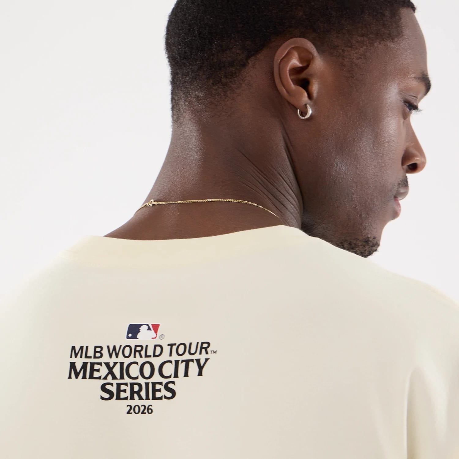 Dueling Logo MLB Mexico City Series 2026 Cream T-Shirt-kentox