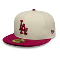 LA Dodgers MLB Paisley Visor Cream 59FIFTY Fitted Cap-kentox
