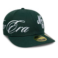 New Era Side Script Dark Green Low Profile 59FIFTY Fitted Cap-kentox