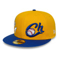 Charros De Jalisco LMB Multi Logo Satin Lined Gold 59FIFTY Fitted Cap-kentox