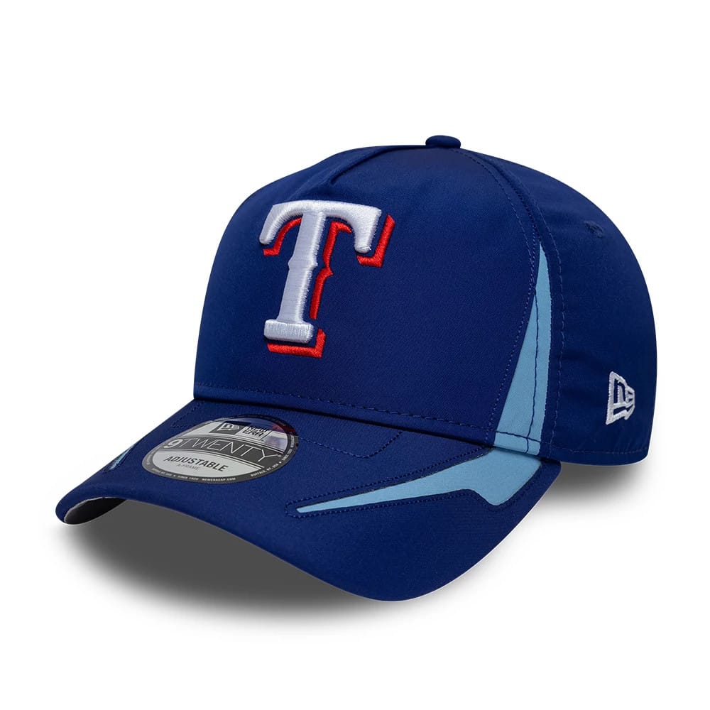 Texas Rangers MLB Panel Dark Blue 9TWENTY A-Frame Adjustable Cap-kentox