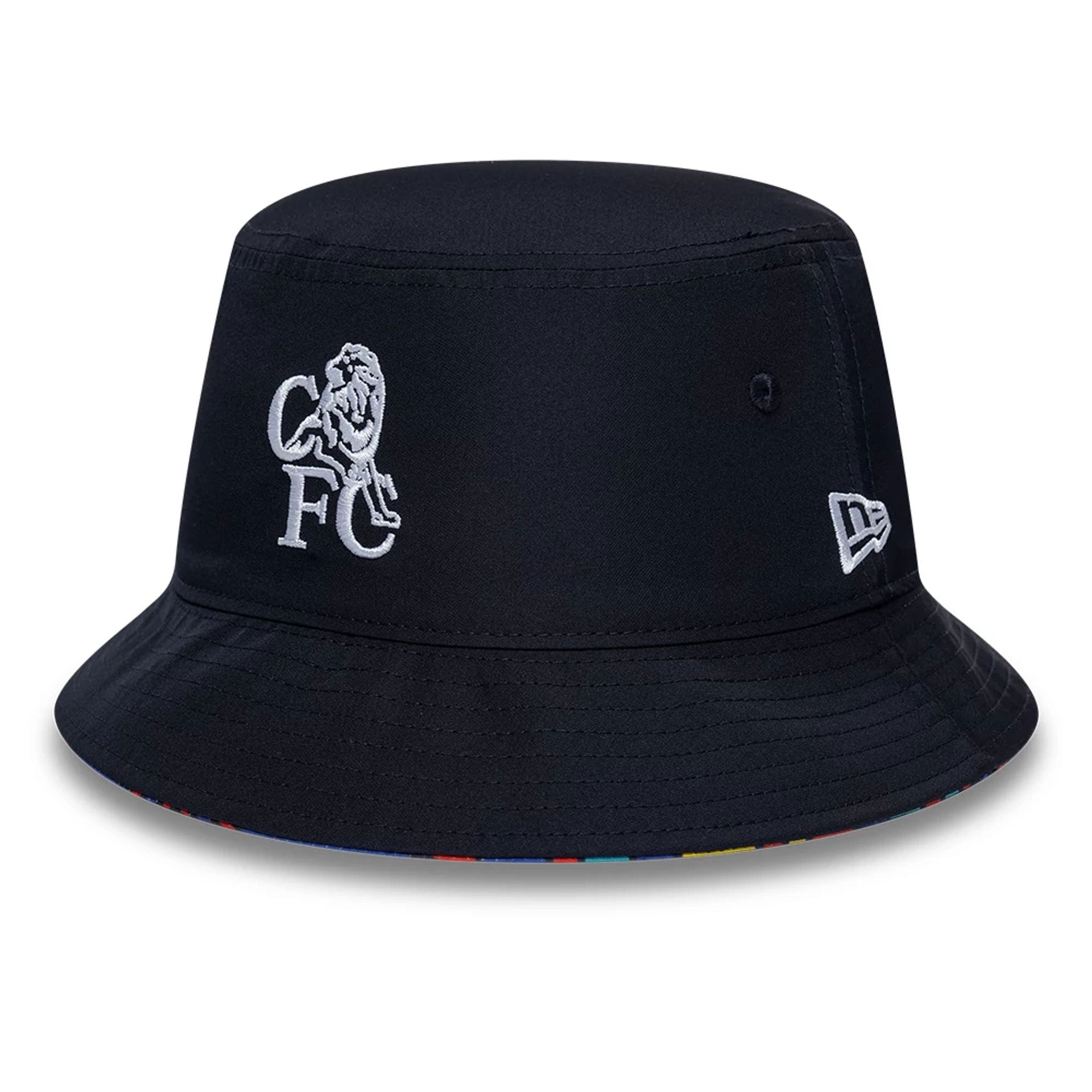 Chelsea FC Retro Goal Keeper Navy Reversible Bucket Hat-kentox