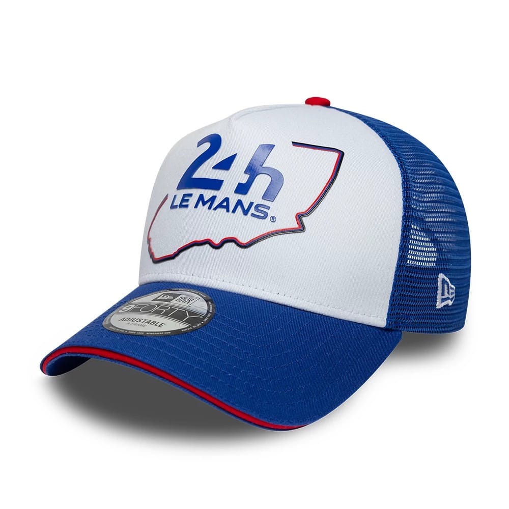 24HR Le Mans Track Blue 9FORTY A-Frame Trucker Adjustable Cap-kentox