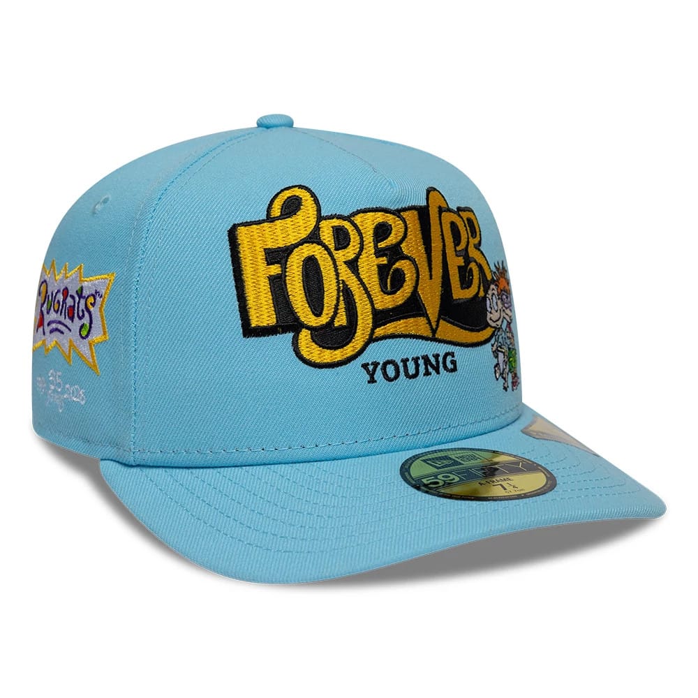 Rugrats Pastel Blue 59FIFTY A-Frame Fitted Cap-kentox
