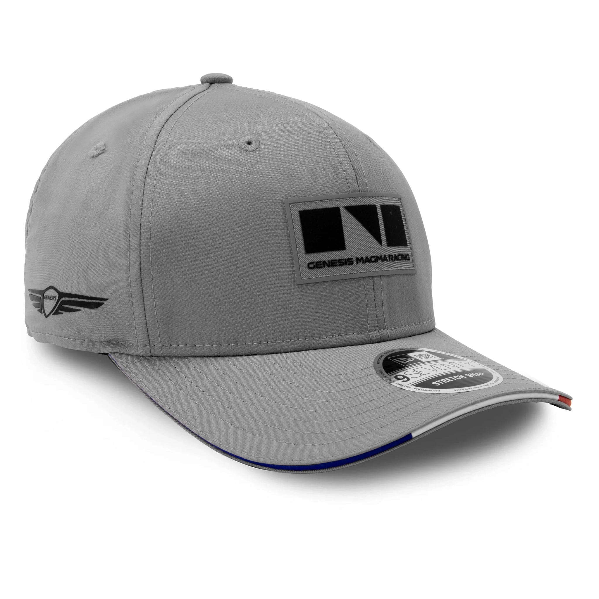 Genesis Magma Racing Special Edition Grey 9SEVENTY Stretch Snap Adjustable Cap-kentox