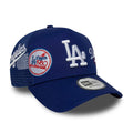 LA Dodgers MLB Patch Dark Blue 9FORTY A-Frame Trucker Adjustable Cap-kentox