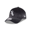 White Sox MLB Washed Denim Black 9FORTY A-Frame Unstructured Adjustable Cap-kentox