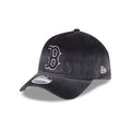 Red Sox MLB Washed Denim Black 9FORTY A-Frame Unstructured Adjustable Cap-kentox