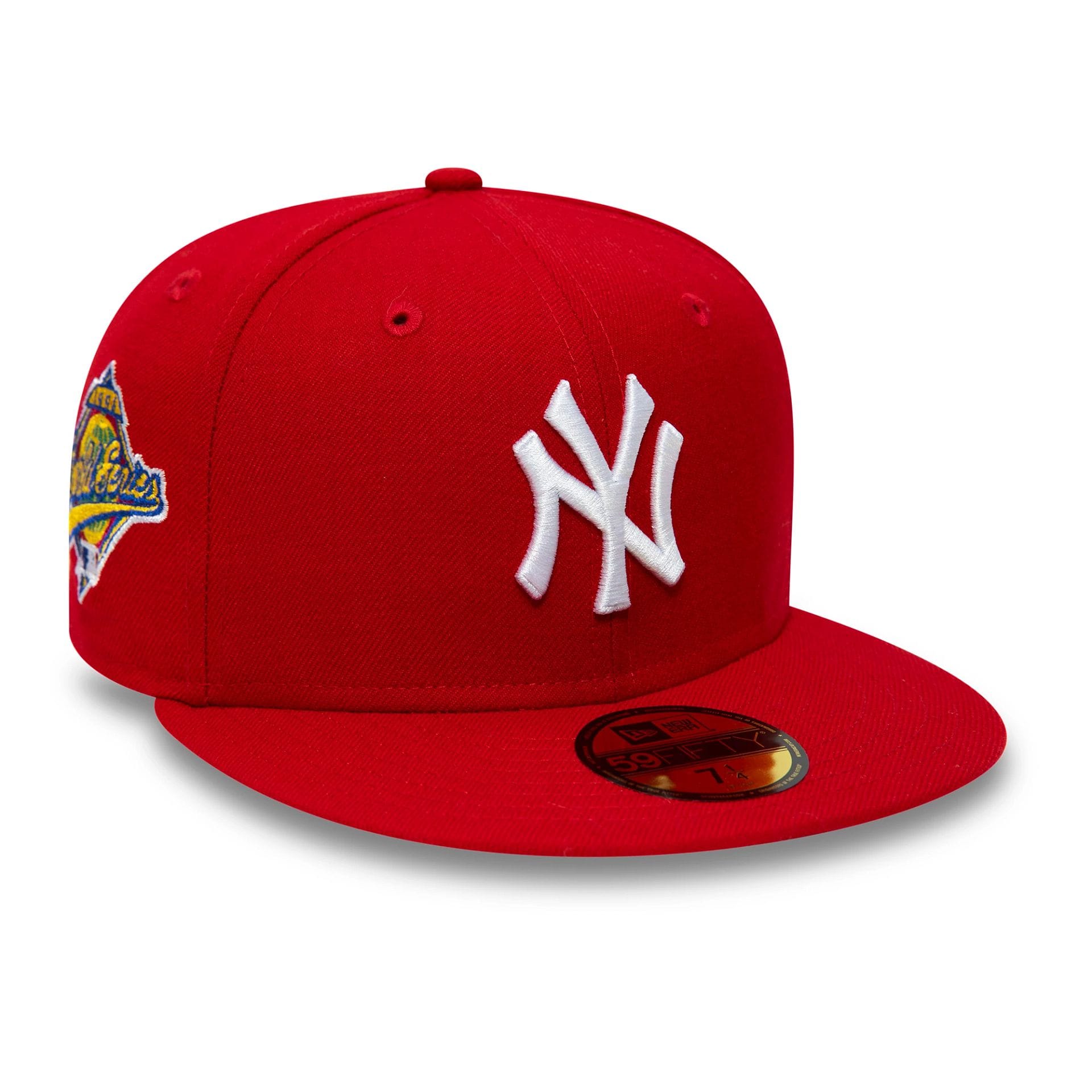 New York Yankees MLB World Series 1996 Red 59FIFTY Fitted Cap-kentox