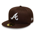 Atlanta Braves MLB Dark Brown 59FIFTY Fitted Cap-kentox