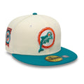 Miami Dolphins City Connect White 59FIFTY Fitted Cap-kentox