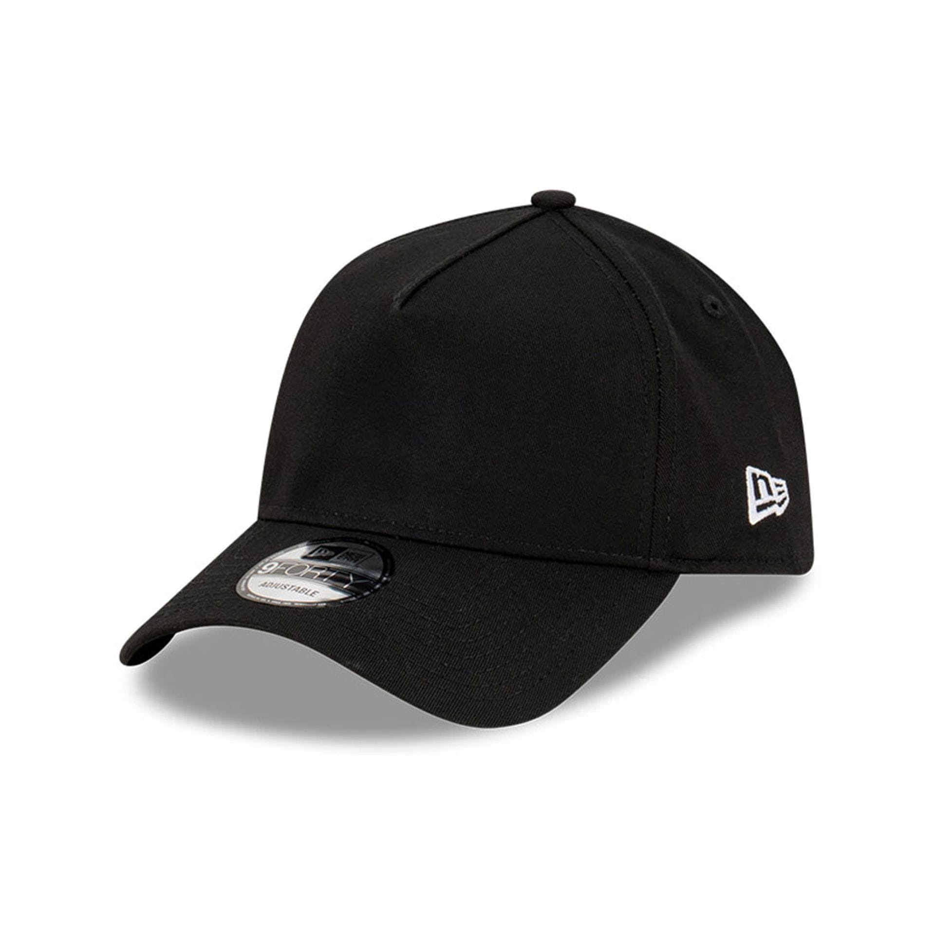 New Era Black A-Frame 9FORTY Adjustable Cap-kentox