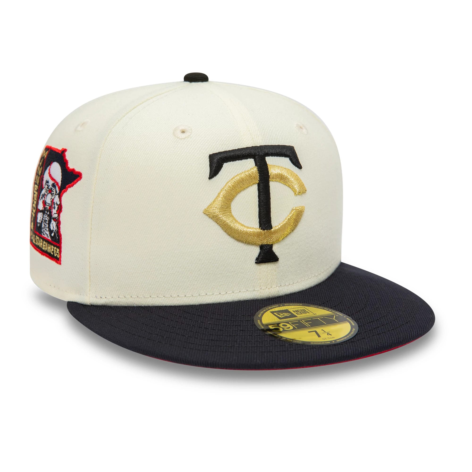 Minnesota Twins MLB White 59FIFTY Fitted Cap-kentox