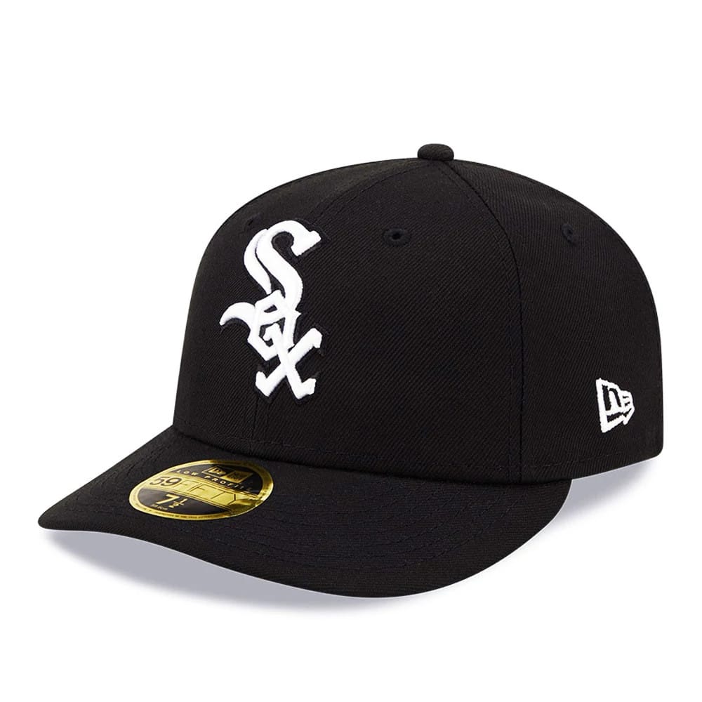 Chicago White Sox MLB Black Low Profile 59FIFTY Fitted Cap-kentox