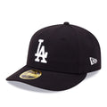 LA Dodgers MLB Black Low Profile 59FIFTY Fitted Cap-kentox