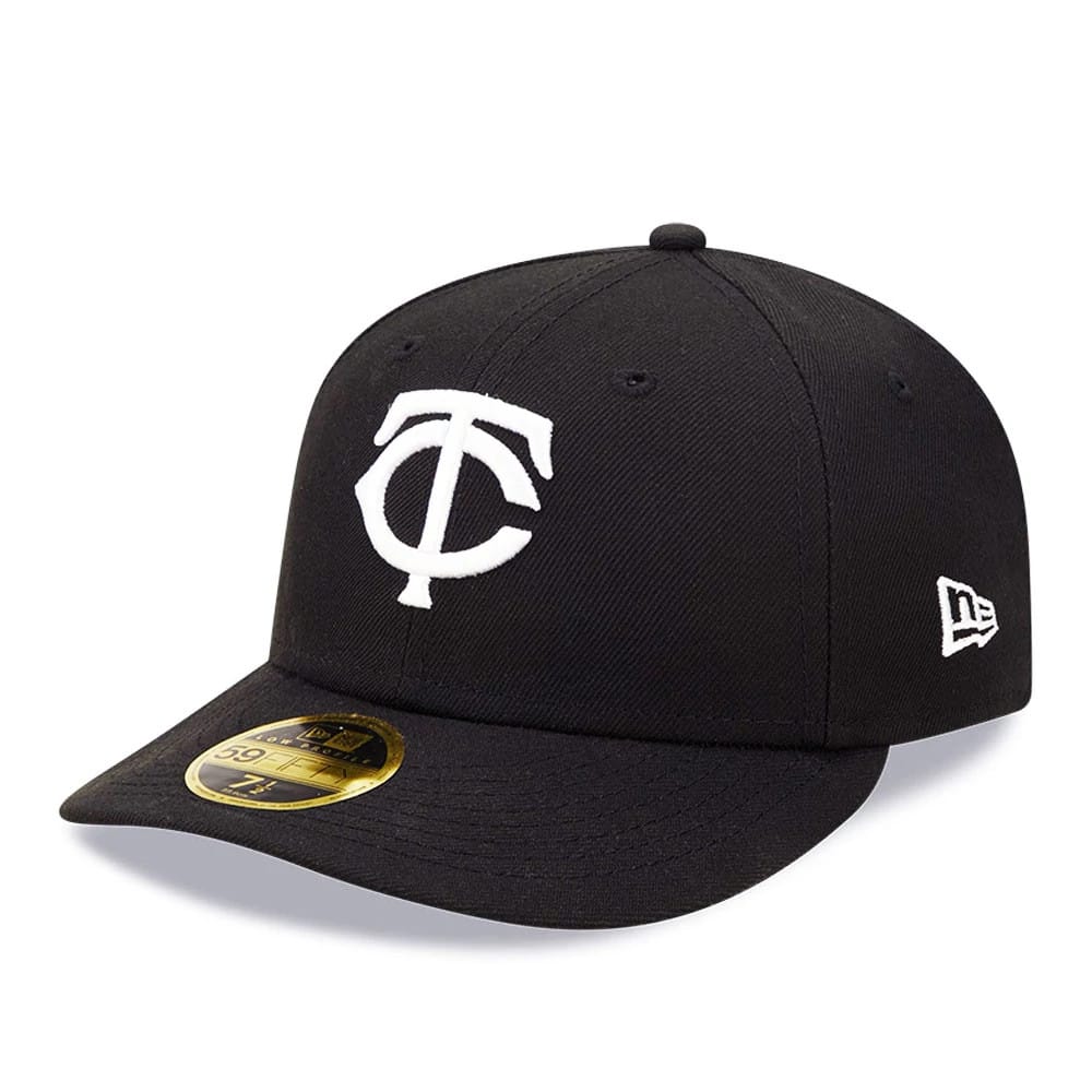 Minnesota Twins MLB Black Low Profile 59FIFTY Fitted Cap-kentox