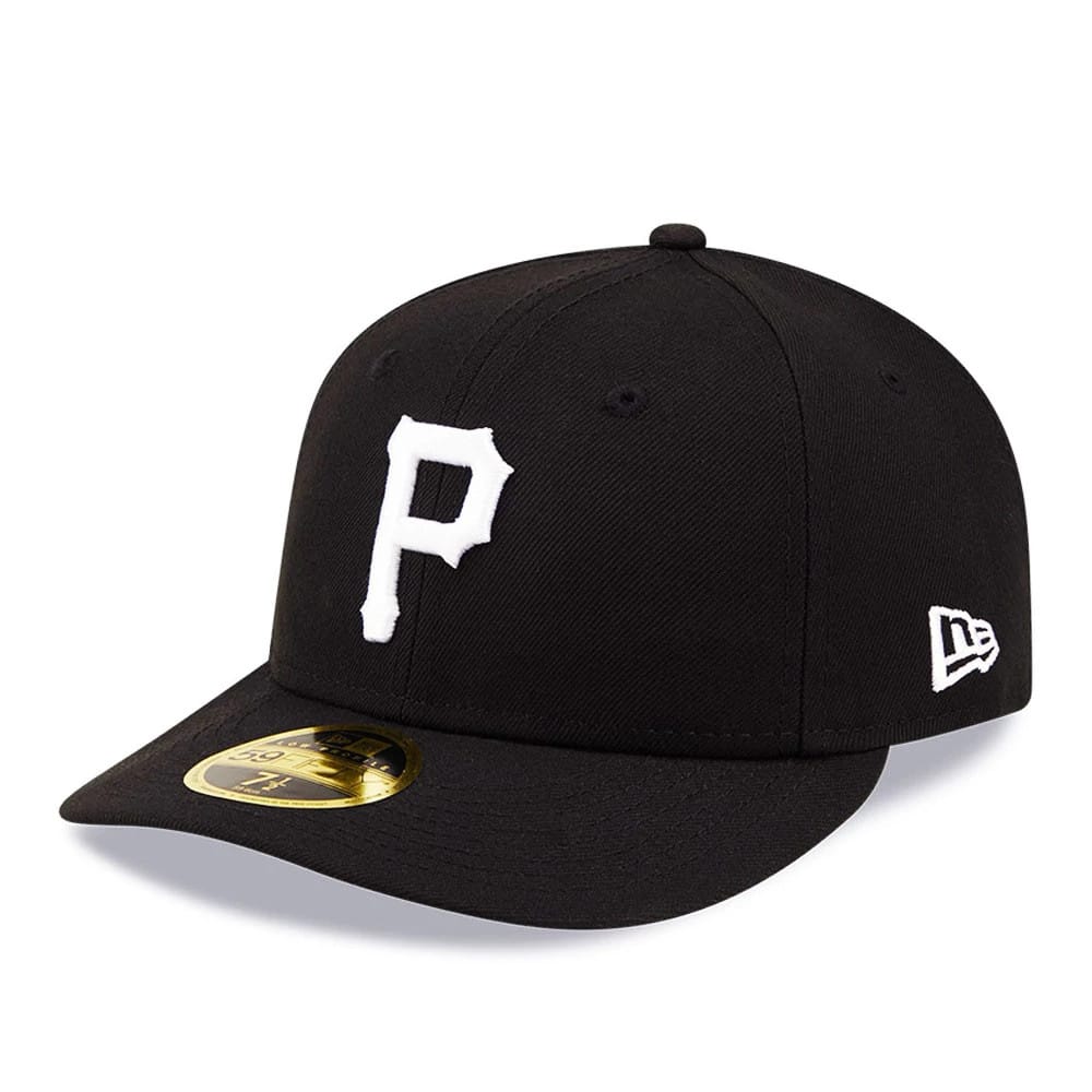 Pittsburgh Pirates MLB Black Low Profile 59FIFTY Fitted Cap-kentox