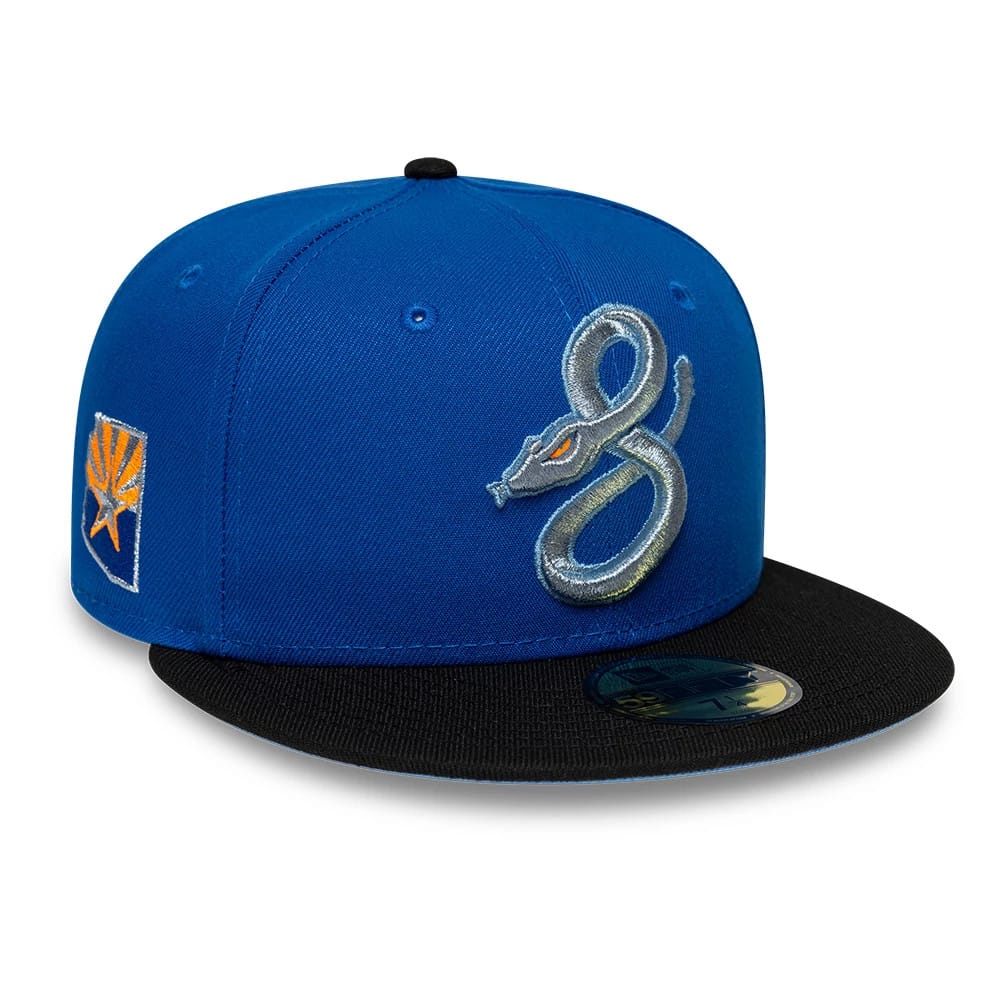 Arizona Diamondbacks MLB City Connect Blue & Black 59FIFTY Fitted Cap-kentox
