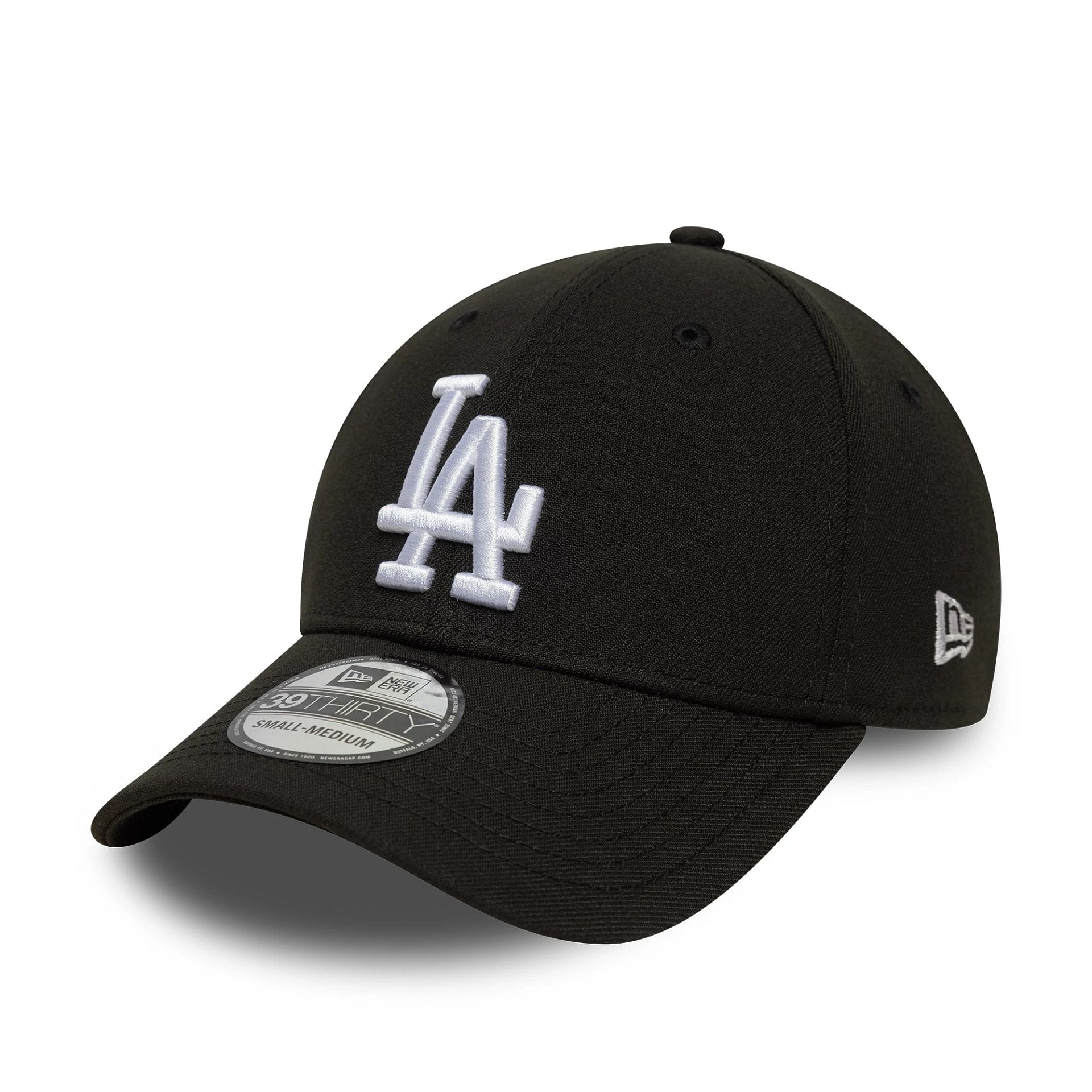 LA Dodgers MLB Black 39THIRTY Stretch Fit Cap-kentox