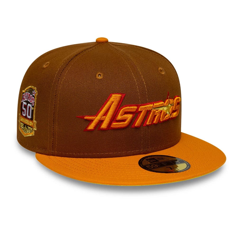 Houston Astros MLB Cooperstown Brown 59FIFTY Fitted Cap-kentox
