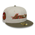 Houston Astros MLB Cooperstown Beige 59FIFTY Fitted Cap-kentox