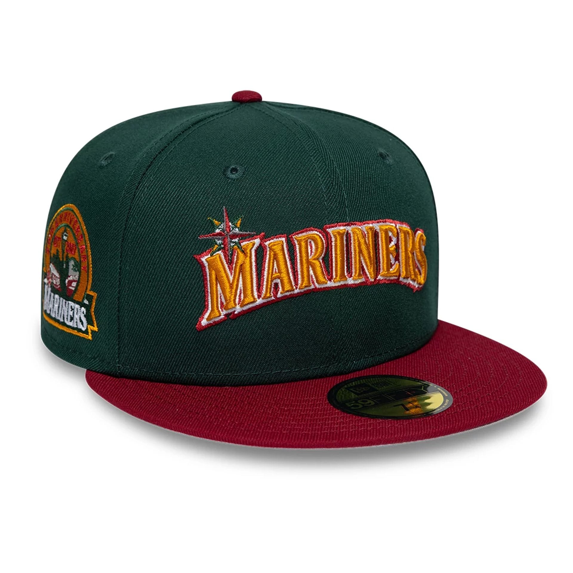 Seattle Mariners MLB Cooperstown Dark Green 59FIFTY Fitted Cap-kentox