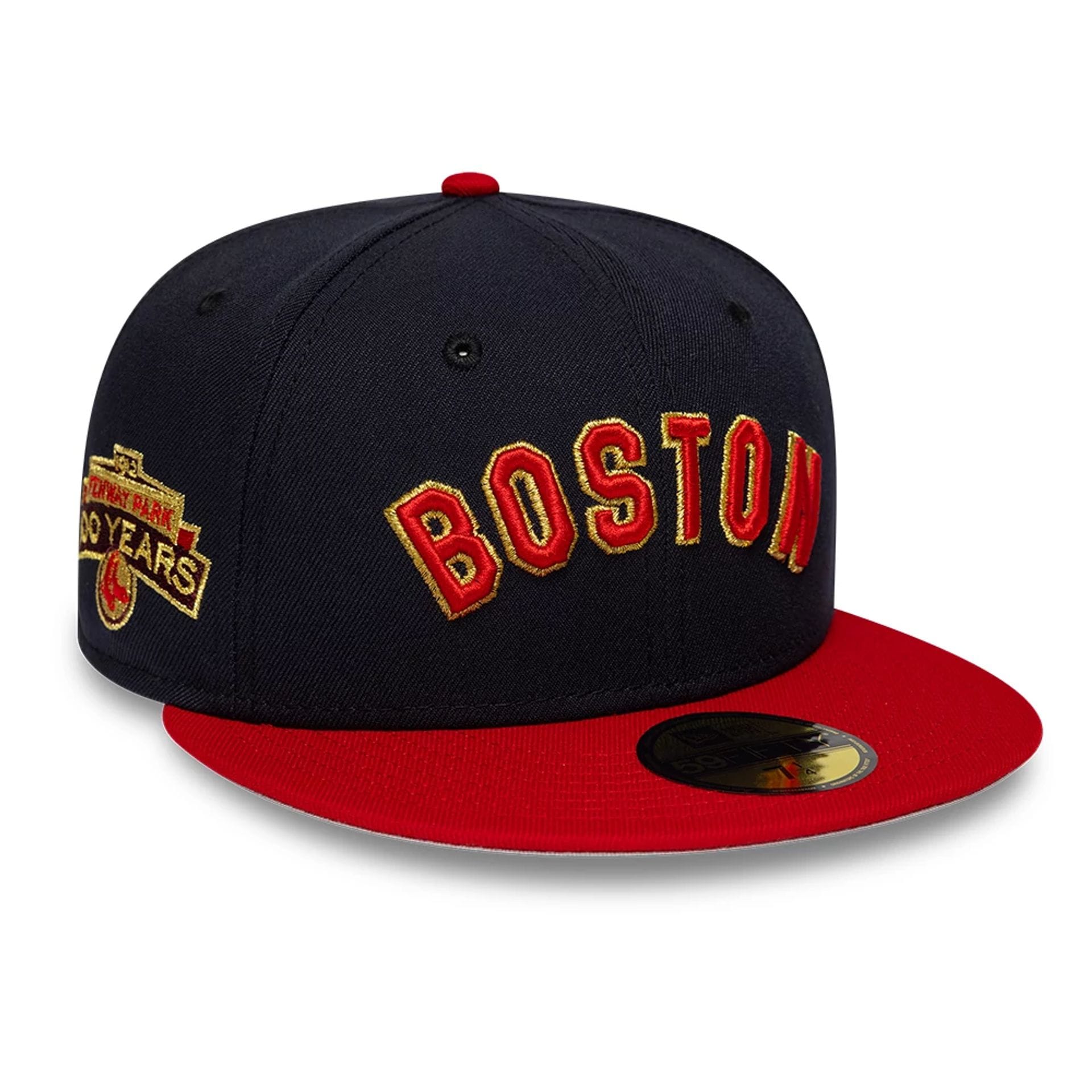 Boston Red Sox MLB Cooperstown Navy 59FIFTY Fitted Cap-kentox